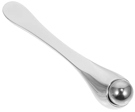 Healeved Augenmassagegerät Augenroller Kühlend Metall Manuelle Augenpflege Für Augencreme Lotionen Und Hautpflege Hilft Bei Dunklen Kreisen Schwellungen Feinen Linien Kompakt Für Reisen