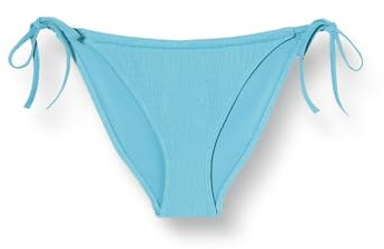 Calvin Klein Donna Slip Bikini Allacciatura Laterale String Side Tie con Etichetta con Logo, Blu (Adriatic Blue), M