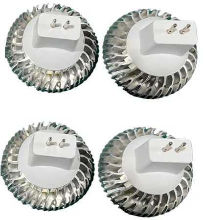 dolria GU5.3 LED Bulb 7W 6000K White Light 560 Lumens Spotlight Bulb AC110V-240V(4 Pack)