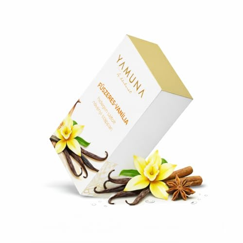 YAMUNA NATURAL BEAUTY Naturseife Naturkosmetik aus Ungarn Kaltgepresste Seifen- Pflegt sanft die Haut und hinterlässt ein erfrischendes Gefühl. Ideal für alle Hauttypen!(Würzige-Vanille)