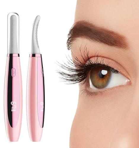 Beheizter Wimpernzange, Wiederaufladbarer Elektrische Wimpern Curler, Tragbarer Wimpernzange Beheizbar, Elektrische Wimpernzange, 3 Heizmodi Eyelash Curler, USB Wimpernzange für alle Wimpern