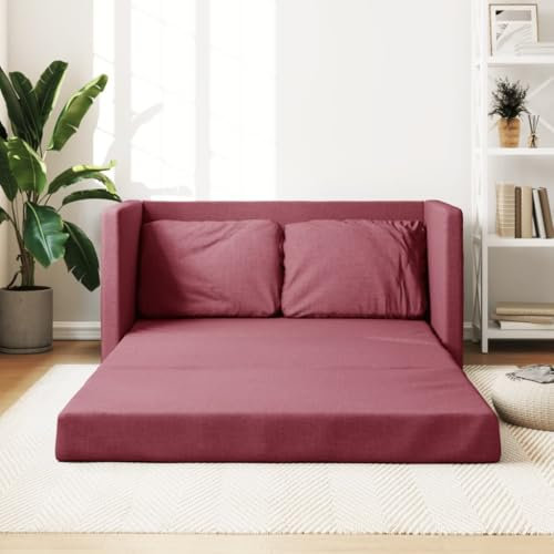 Xichuzi Bodensofa Weinrot 112x174x55 cm Stoff, Loungesofa, Sofas & Couches, Relaxsofa, Couch für Wohnzimmer - 353967