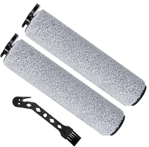Heykewi Rouleaux de brosse de rechange pour Bissell CrossWave HF2 | 3845N | 3831, pour Bissell CrossWave HF3 | 3598N Aspirateur Accessoires, 2 Brosse à rouleau, 1 Brosse de nettoyage