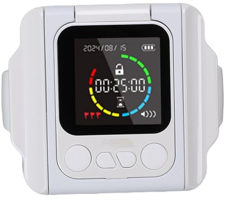 Luocute Verrouillage de Téléphone Portable, Minuterie de Contrôle Automatique Portable, Verrouillage de Téléphone Portable pour étudiants étudiant et Préparation aux Examens avec (White)