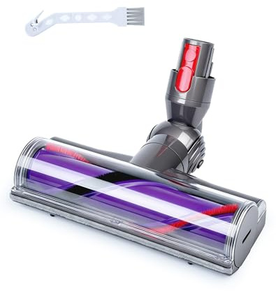 Quick Release Motorised Brush Head Replacement for Dyson V7 V8 V10 V11 V15 | 50W High Torque Replacement Floor Head for Hardwood Tile Laminate & Short Pile Carpet for SV10 SV11 SV12 SV14