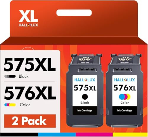 Druckerpatronen 575 576 XL Wiederaufbereitet für Canon 575 576 Patronen PG 575 CL 576 XL für Canon PIXMA TS3750i TS3751i TR4755i TR4756i TR4700 TS3700 TS3550i TS3551i TR4750i TR4751i