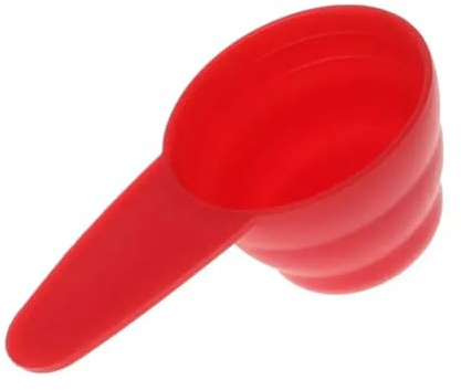 Misurino con bilancia for caffè, utensili da forno, cucchiai for latte in polvere(Red 2pcs)