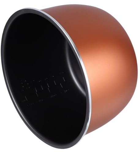 CLISPEED Pentola interna elettrica a pressione, 5 l, antiaderente, in lega di alluminio, design a riscaldamento rapido, per cuociriso, adatto per riso e stufati