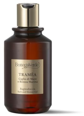 Bottega Verde - Tramèa, Bagnodoccia 250 ml, Detergente Corpo al Giglio di Mare e Brezza Marina, Fragranza Fresca e Luminosa, Adatto a Tutti i Tipi di Pelle, Formula Vegana