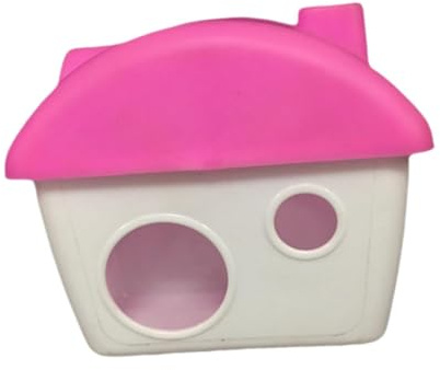FJMQHU Escondites para Hámsteres, para Dormir, Recintos Pequeños Y Bonitos para Animales, Lugares para Esconderse, Accesorios para Hámsteres Enanos, Rosa