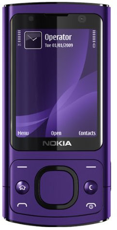 Nokia 6700 Slide Handy (UMTS, GPRS, Bluetooth, Kamera mit 5 MP, Musik-Player) Purple