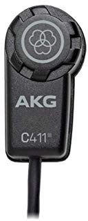 AKG C41PP Hochleistungs-Miniatur-Kondensator, Vibrations-Tonabnehmer mit MPAV Standard XLR-Stecker