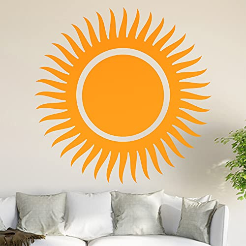 Sonnen Ornament Wandtattoo in 6 Größen - Wandaufkleber Wall Sticker - Dekoration, Küche, Wohnzimmer, Schlafzimmer, Badezimmer