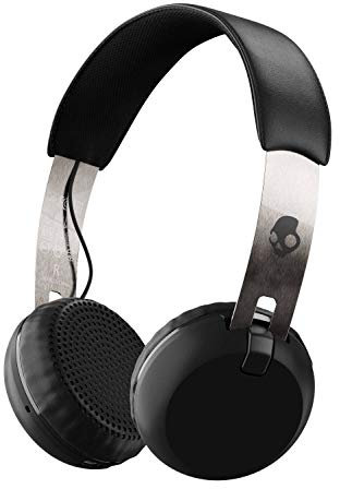 Skullcandy Grind Bluetooth Wireless On-Ear Headphones - Black/Chrome
