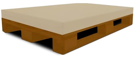 Best for You | Palettenkissenschaum | Hochdichter Polsterschaum RG40/60 für Sitzpolster |Schaumstoff Polster 80x120x8 cm | Passend für Europalette | Langlebiger Polsterschaumstoff