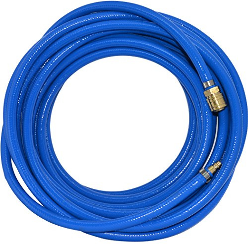 Druckluftschlauch Gewebeschlauch Kompressorschlauch Schnellkupplung 5-50m (Schlauch ø13mm / Länge 25m)