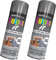 RTS All Purpose Grey Primer Spray Paint Aerosol Matt Finish Quick Drying Effect Fast Dryer Primers DIY Interior Exterior Home Garage Metal Plastic Car Wood Multipurpose Indoor Outdoor 250ML (2)