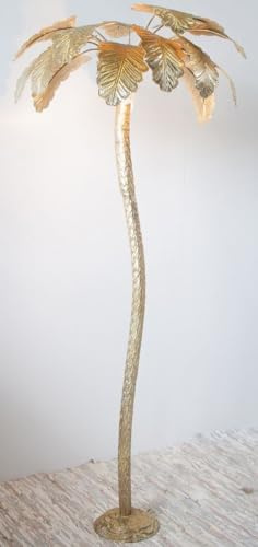 Casa Padrino lampadaire de Luxe Palmier Or Ø 70 x H. 172 cm - Lampadaire Noble Design Palmier - Luminaires de Luxe - Qualité de Luxe