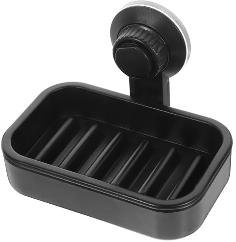 Cabilock Wandseifenhalter Seifenschale Für Duschstange Schwarz Schwamm Ablauf Halter Seifenhalter Dusche Auslaufender Seifensparer Seifenablage Dusche Box Seifen Wäscher Saugnapf Niedergang