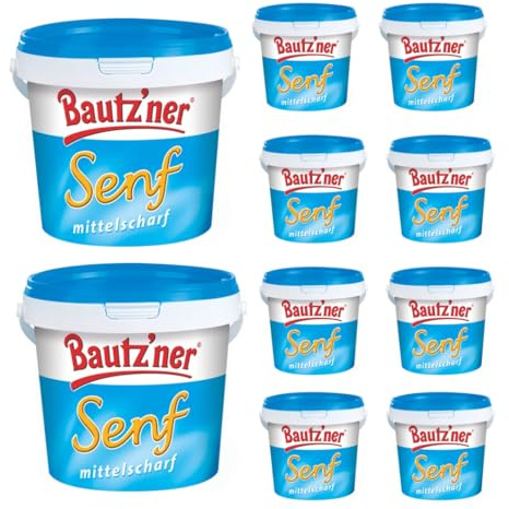 Senf mittelscharf Eimer 200 ml x 10 Stücks