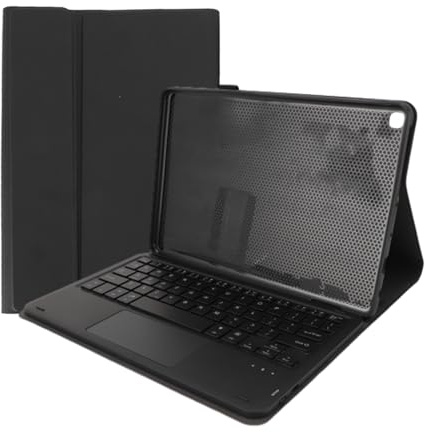 Plyisty Tablet Case with Keyboard for Fire HD 10/10 Plus (13th Gen, 2023 Release and 11th Gen, 2021 Release), 7 Colors Backlit Detachable Keyboard with Touchpad, Auto Wake/Sleep