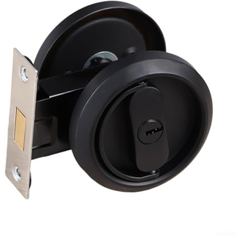 Door Lock Bathroom Locker,Home Door Single Cylinder Security Lock Deadbolt Zinc Alloy Safe Deadbolt Mortice Door Lock With Key For Mortice Dead Lock(black)