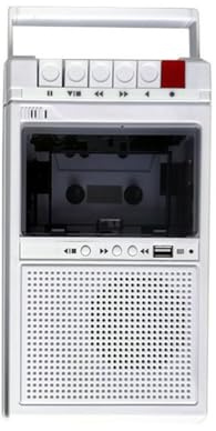 Bamberg Retro-Kassettenrecorder und -Player Unterstützt Interne und Externe Aufnahme und USB-Transkription