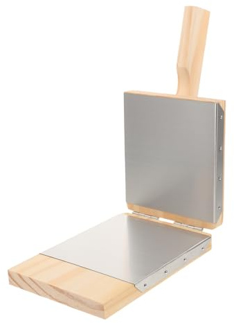 Healifty Presse Pâte Bois Et Inox Pour Raviolis Moule à Pâte Robuste Pour Dumplings Empanadas Et Tartes Outil Pratique Pour Cuisine Familiale