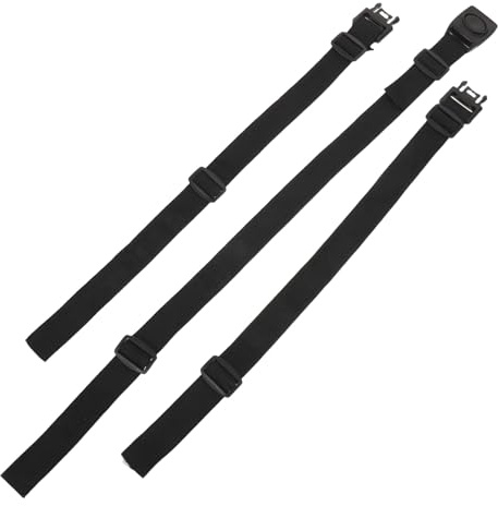 Hemobllo Correa de Seguridad para Cochecito de Ñiño Ajustable de 3 Puntos Arnés Infantil para Silla Alta y Triciclo Banda Protectora Negra para Uso en Paseo y Comedor