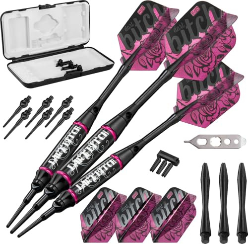 Viper Vanity Soft Tip Dart med förvaring/resväska: Dart Bitch, 16 gram