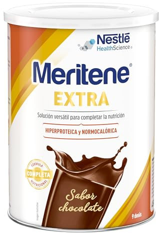 Meritene | Extra Chocolate | Suplemento Proteico y Calórico para Pacientes con Requerimientos Especiales | Formato Polvo | 450 g