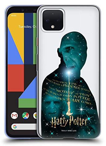 Head Case Designs Officially Licensed Harry Potter Voldemort Yew Wand Deathly Hallows XXXVIII Gel Case [Military Grade Protection] Compatible With Google Pixel 4