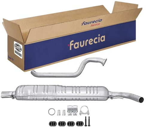HELLA 8LC 366 024-661 Mittelschalldämpfer - Easy2Fit® Kit - mitte - zweiteilig - Set mit Anbauteilen