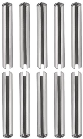 DTGN M2 x 20mm(DxL) Fente Ressort Broche - 20Paquet - Bien pour Maison Machine Fixation - 304 Inox Acier Ressort Cheville Tension Rouleau Broche - Argent