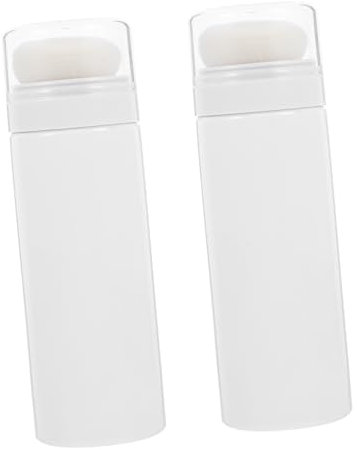 UPKOCH Tragbare Babypuderflasche 2 Stück Talkumpuder Spender Puderquaste Dose Für Babys Robust Wasserabweisend Für Ausflüge Und Alltag