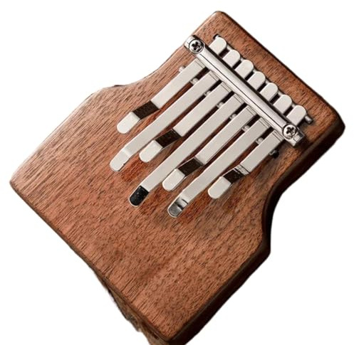 Anfänger Kalimba 7 Noten hölzernes Kalimba-Daumenklavierinstrument chromatisches niedliches Instrument tragbares Marimba-Instrument Musikzubehör