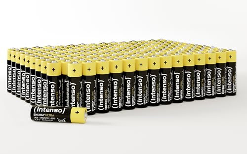 Intenso Energy Ultra AA Mignon LR6 Alkaline Batterien, 150er Pack, gelb-schwarz