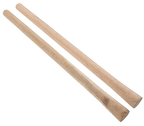 JOINPAYA 2piezas Mangos De Madera De Repuesto para Herramientas Mango De Artículos De Jardinería