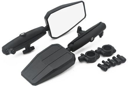 Motociclo Specchio Posteriore Specchietto Retrovisore Pieghevole Universale per Moto Manubrio per Moto Specchietti Retrovisori per estremità della Barra Specchietti Laterali