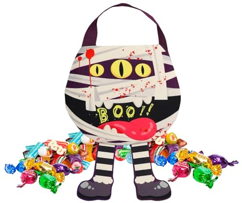 Bavokon Godispåsar Till Halloween,Festival Tote Bag för Halloween Godsaker - Tyngdpapper Godispåse Till Skolaktiviteter Nattparader Butiksevent Familjesammankomster