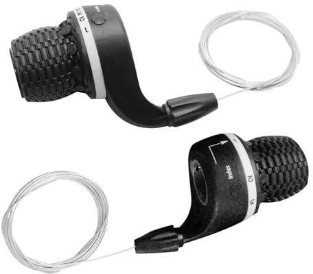 Générique Mountain Bikes Gear Shifter - Gear Shifter | Non-Slip Bike Handle Bar Twist Grip Gears | Speed Lever Brake Replacement Parts for Atv Road Dirt Riding Dirtbike Mountain Biking