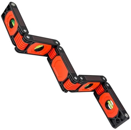 Foldable Magnetic Level - ABS 60cm Multifunction | Angle Measuring Tool | Level for Carpentry, Construction and Wall Decoration | Ideal for Stairs and Landscaping