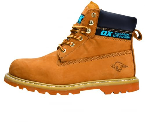 OX OX-S242512 Honey Nubuck Safety Size 12 Boots, hautfarben,
