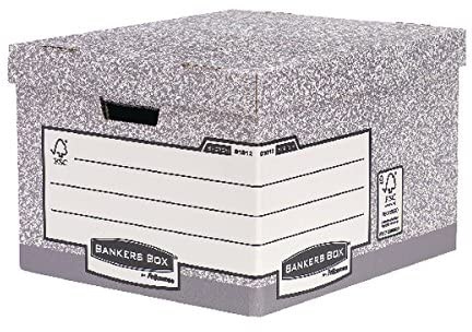 Bankers Box 0181201 Heavy Duty, Schreibtischzubehör und Ablage, Große, 10er Pack
