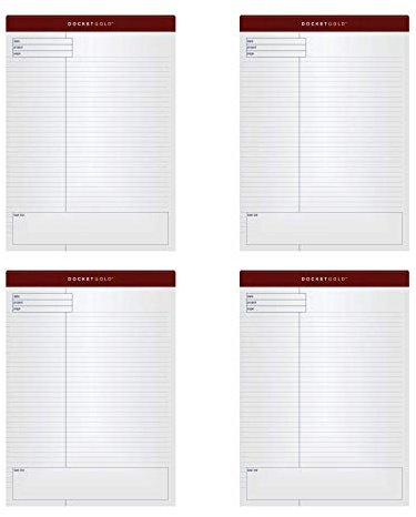 Tops Project Planning Pads 40 Sheets per Pad, 4 Pads per Pack