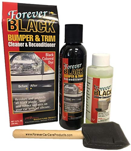 Forever Car Care Products Forever Black Bumper & Trim Kit (NEW Improved Formula & Larger Size)
