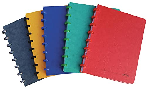 Atoma Notizbuch, liniert, A5, 21 x 16,5 cm, 72 F, Karton (144 Seiten)