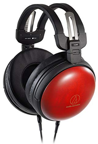 Audio-Technica ATH-AWAS Closed-Back Dynamic Wooden Headphones (Japanese Cherry)