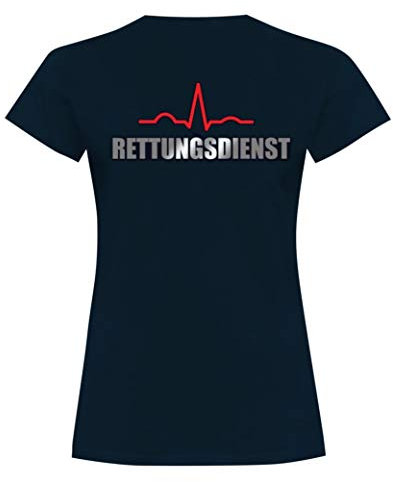 Rescue Point Rettungsdienst Damen Kurzarm T-Shirt KRETTER1D (XL)