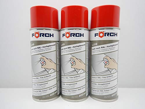 FEUERROT ROT RAL 3000 GLÄNZEND DOSE Lack LACKSPRAY Spray SPRAYDOSE 400ML (3)